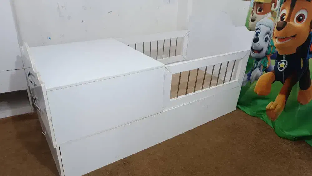 تخت دو منظوره نوزاد|تخت و سرویس خواب|مسجد سلیمان, |دیوار