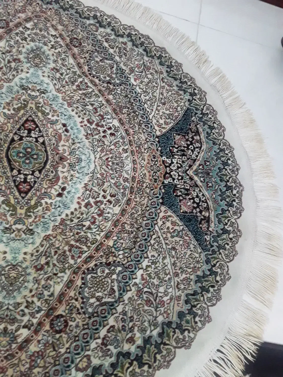 قالیچه گرد۷۰۰شانه|فرش|تهران, فلاح|دیوار