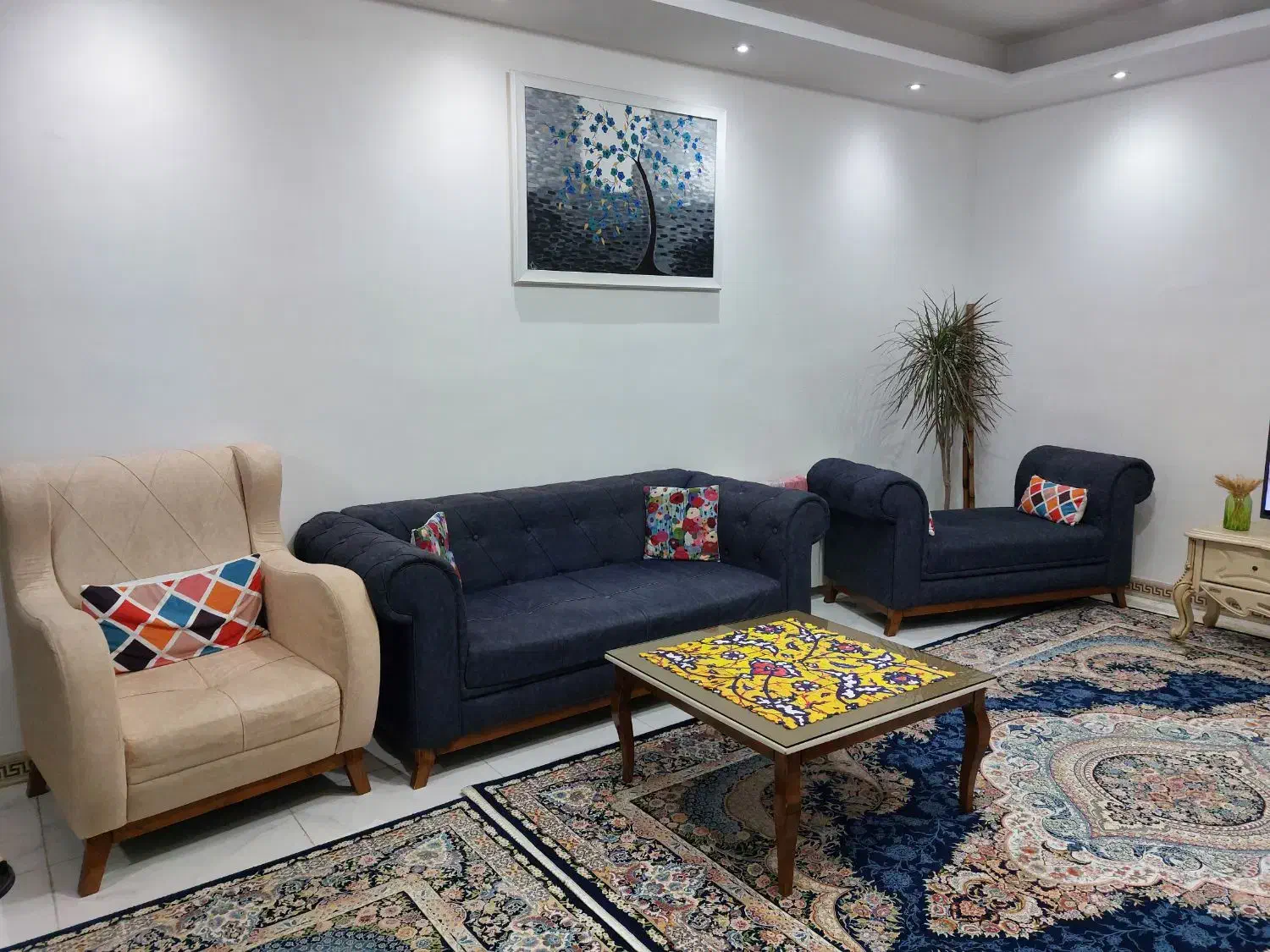 مبل ۹نفره چستر|مبلمان خانگی و میز عسلی|تولم شهر, |دیوار