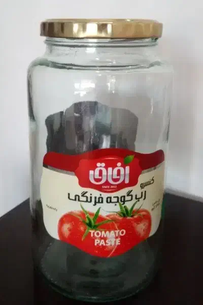 شیشه رب تمیز و سالم|ظروف نگهدارنده، پلاستیکی، یک‌بارمصرف|سنندج, |دیوار