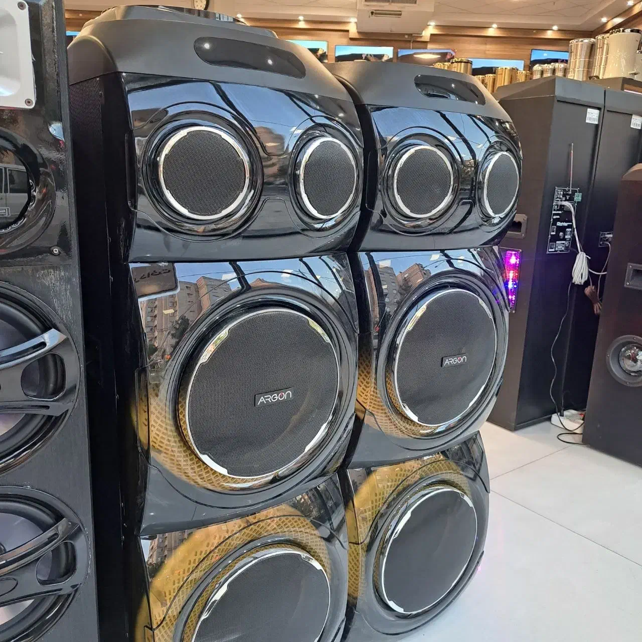 اسپیکر آرگون جفت ۱۲۷۲ D مشکی با کد ملی|سیستم صوتی خانگی|مشهد, جاهد شهر|دیوار