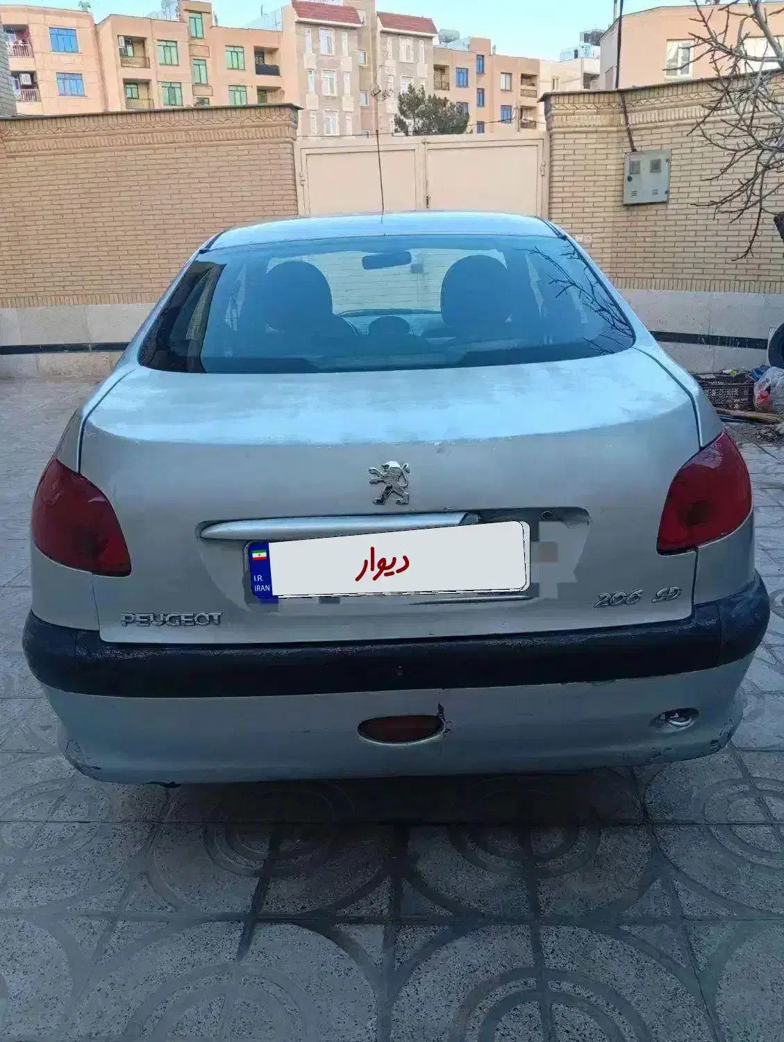 206SD V8|خودرو سواری و وانت|صدرا-فارس, فاز ۱|دیوار