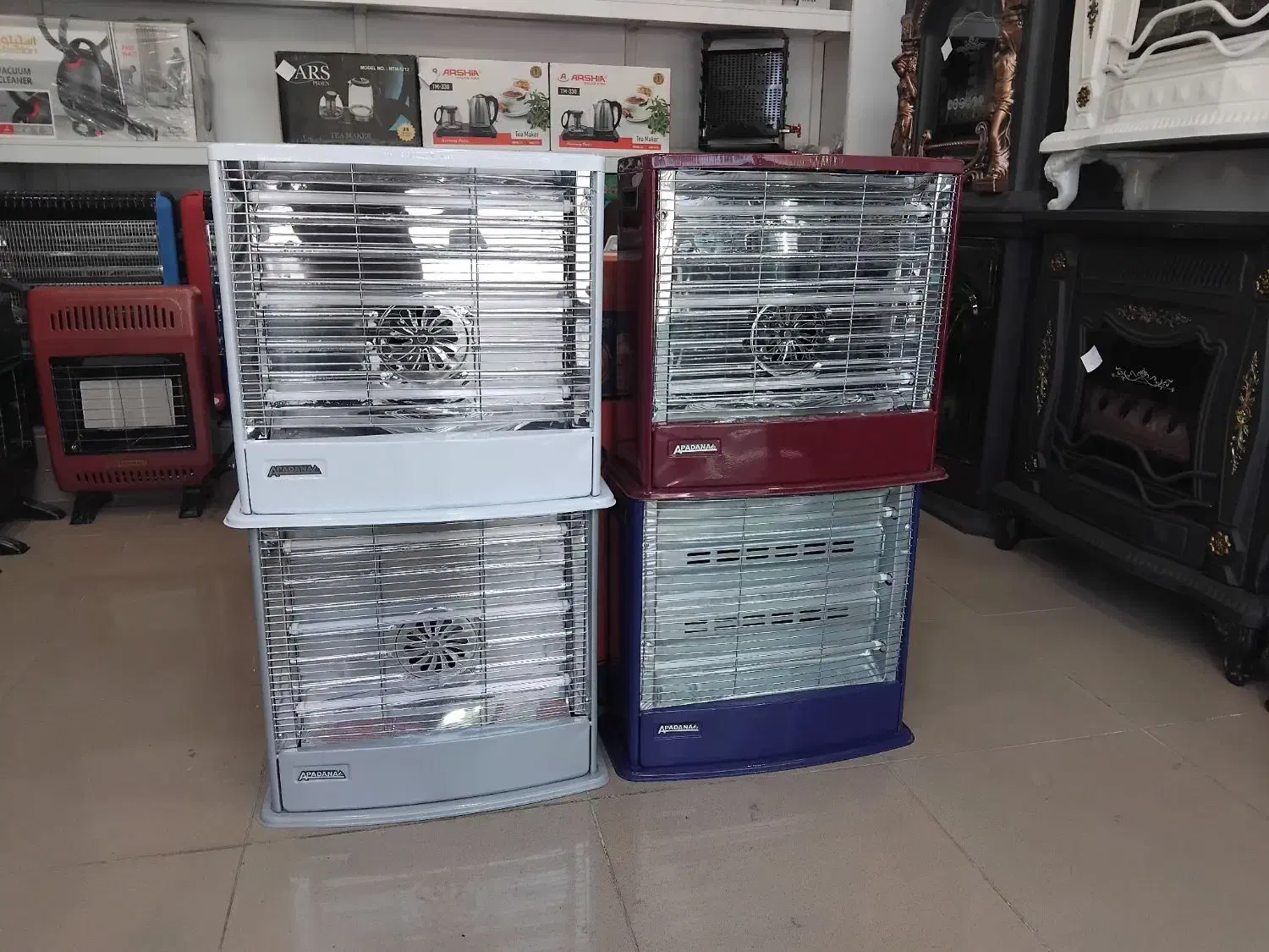 بخاری برقی فن دار مجهز به سنسور واژگونی|بخاری، هیتر، شومینه|میانه, |دیوار