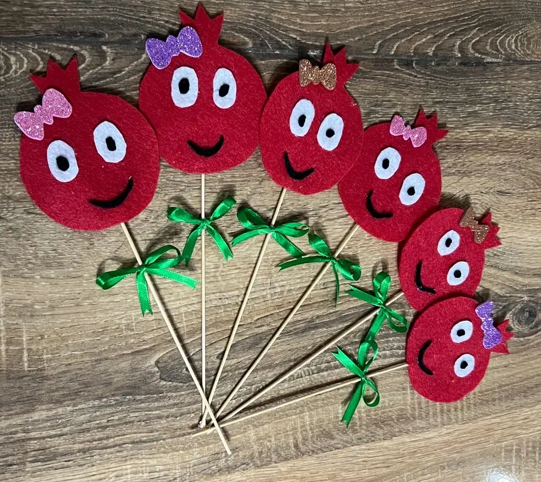 گیفت یلدایی نمدی انار و هندوانه|صنایع دستی و سایر لوازم تزئینی|شهریار, شهرک شاهد|دیوار