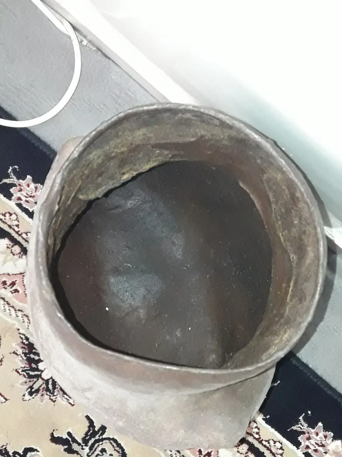 بوکر روغن قدیمی|کلکسیون اشیاء عتیقه|اصفهان, درب کوشک|دیوار