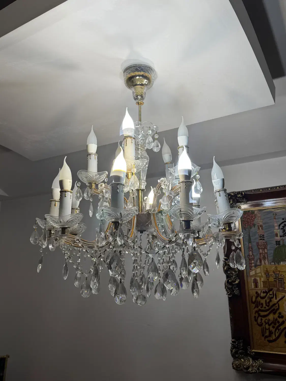 لوستر|لوستر و چراغ آویز|تبریز, |دیوار