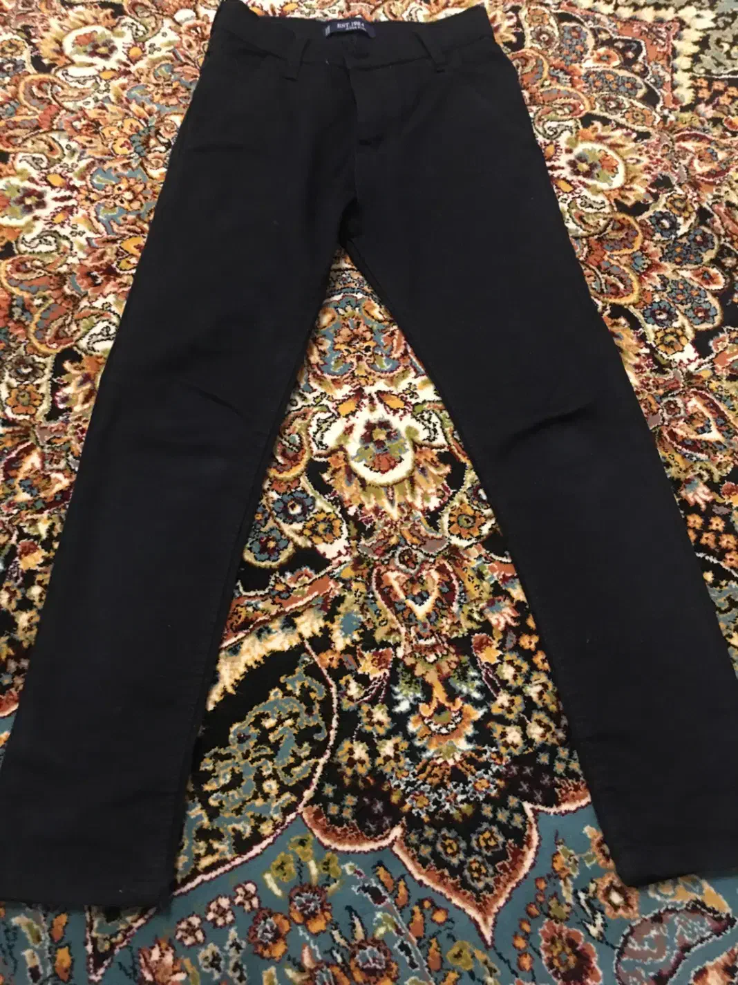 شلوار کتان کشی سرمه ای جنس ترک|لباس|ماکو, |دیوار