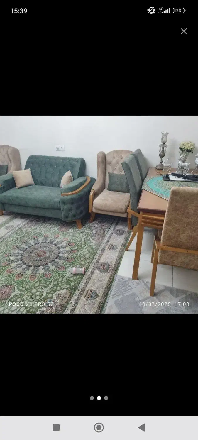 میزناهارخوری شش نفره کاملا نو|میز و صندلی غذاخوری|تهران, ارم|دیوار