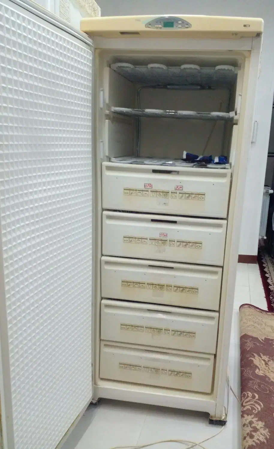 فروش فوری فریزر پارس سالم ۶کشو یی|یخچال و فریزر|رشت, شهرک قدس|دیوار