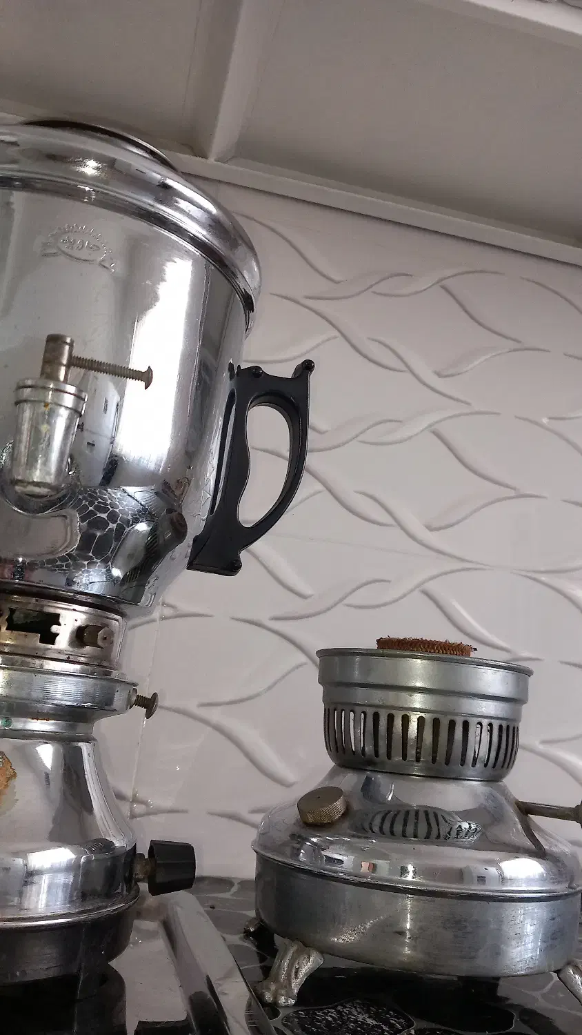 سماور گازی با پایه نفتی|سماور، چای‌ساز، قهوه‌ساز|دالخانی, |دیوار