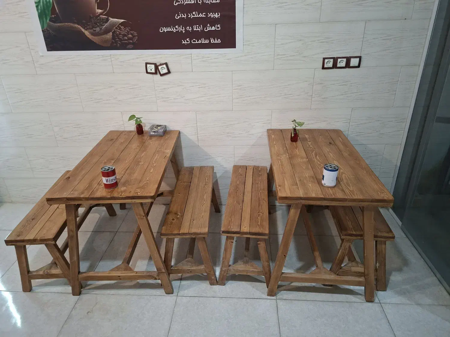 میز نیمکت و کانتر کافه|کافی‌شاپ و رستوران|شیراز, کیان آباد|دیوار