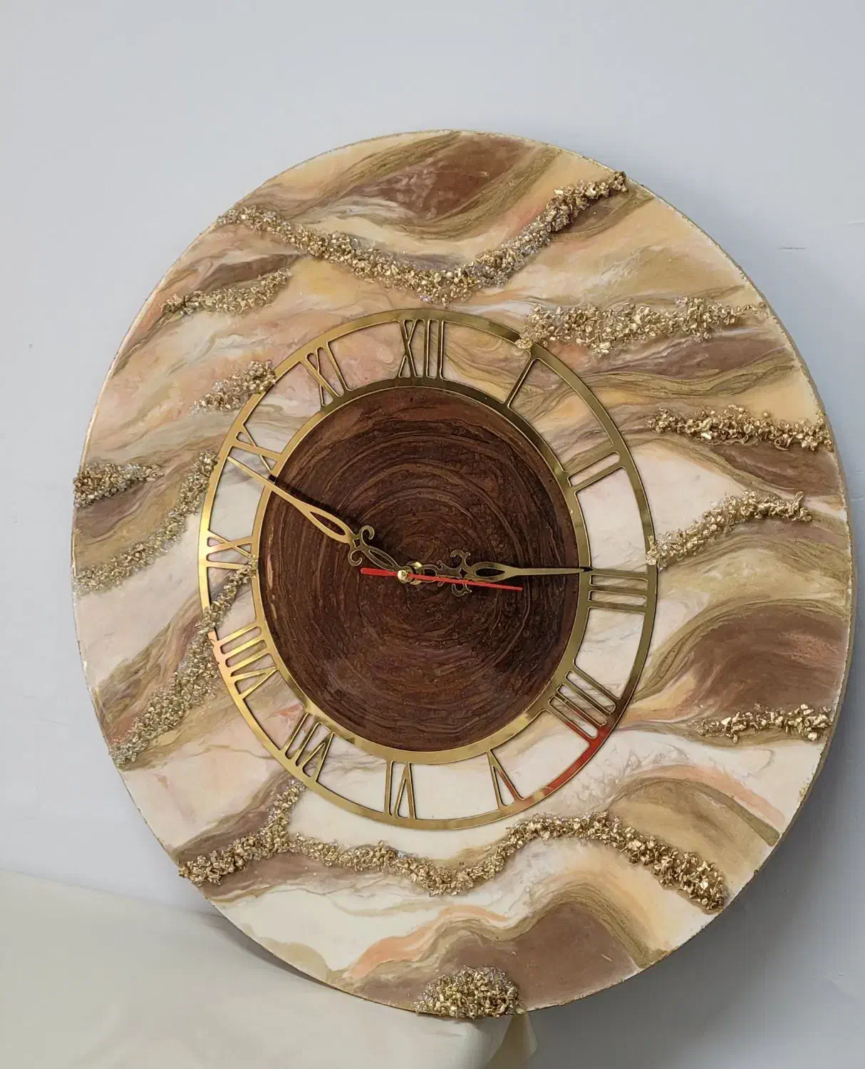 ساعت و جاکلیدی چوب و رزین در طرح های خاص وزیبا|ساعت دیواری و تزئینی|قیدار, |دیوار