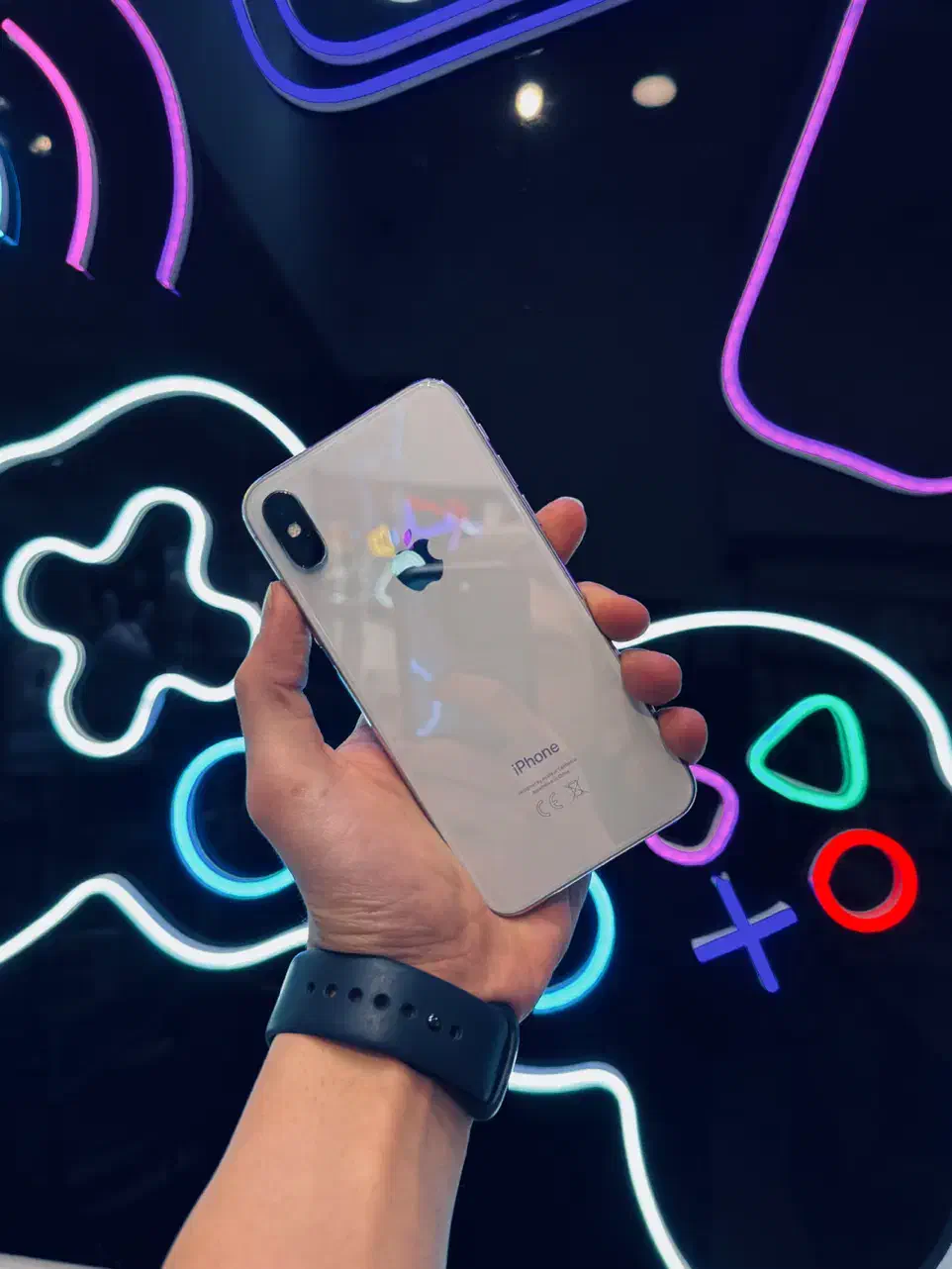 Iphone X 64g silver تمیز|موبایل|تهران, آجودانیه|دیوار