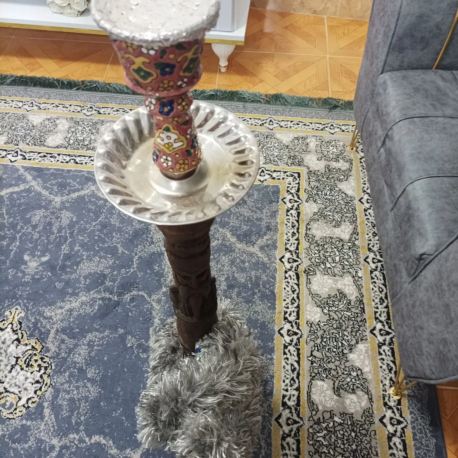 قلیون چوبی|کلکسیون و سرگرمی|لاهیجان, آهندان|دیوار