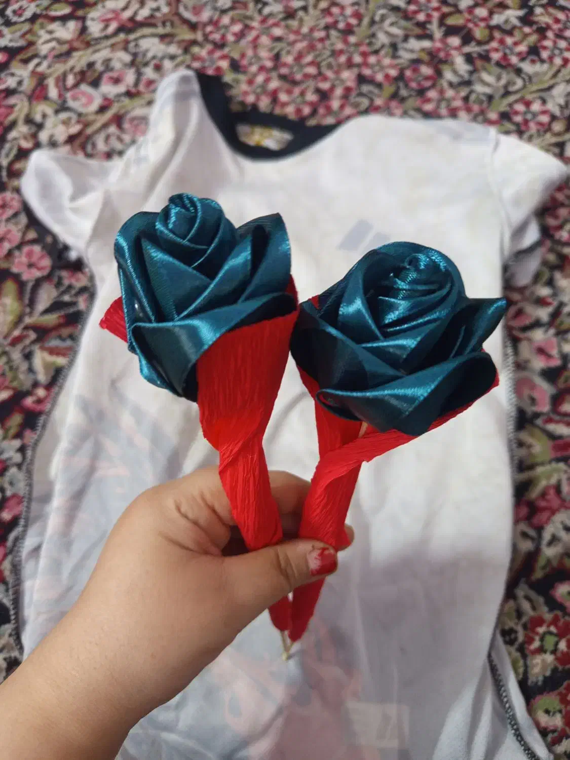 گل روبانی|گل مصنوعی|کرمان, |دیوار