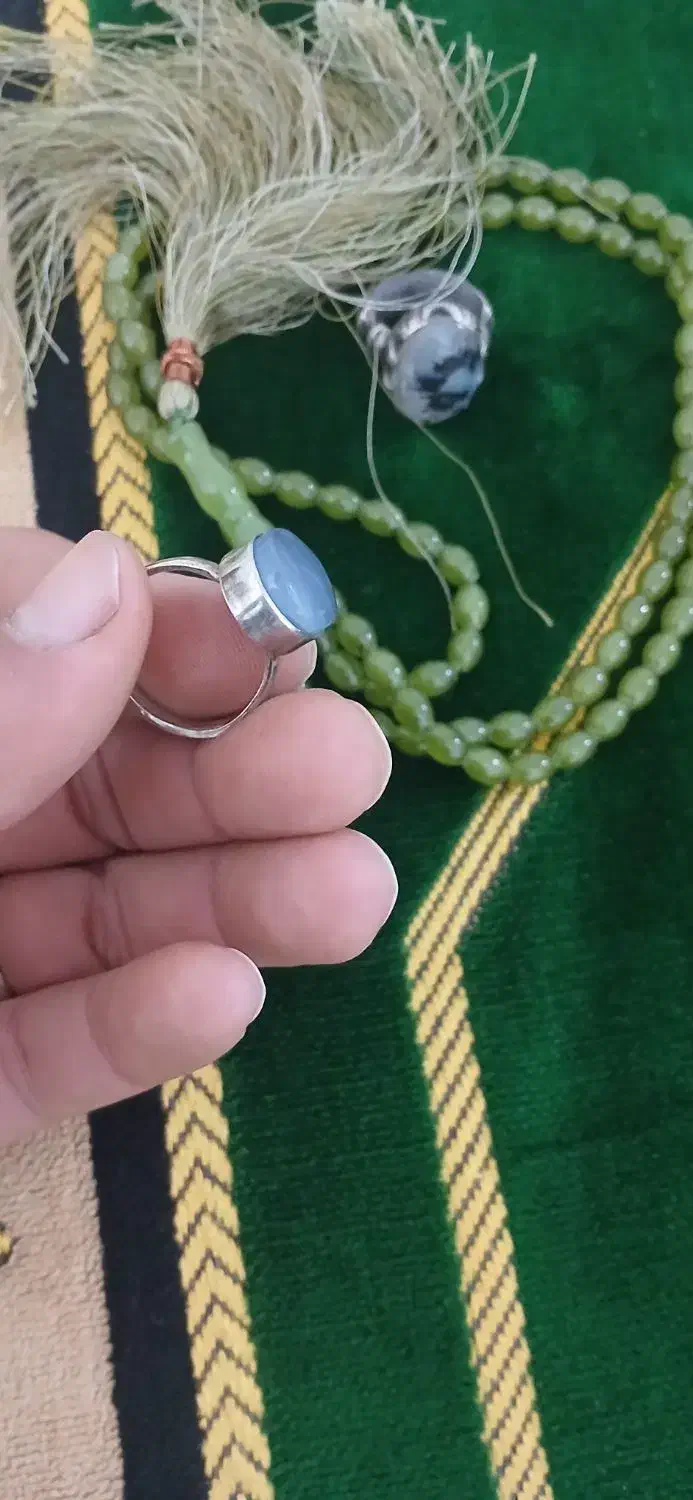 انگشتر شجر وعقیق یمنی|جواهرات|بندر ماهشهر, |دیوار