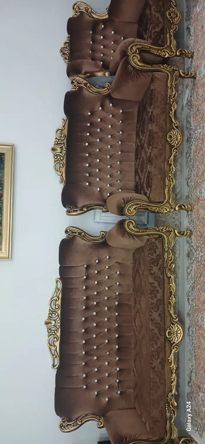 مبل هفت نفره|مبلمان خانگی و میز عسلی|گلبهار, شهر جدید گلبهار|دیوار