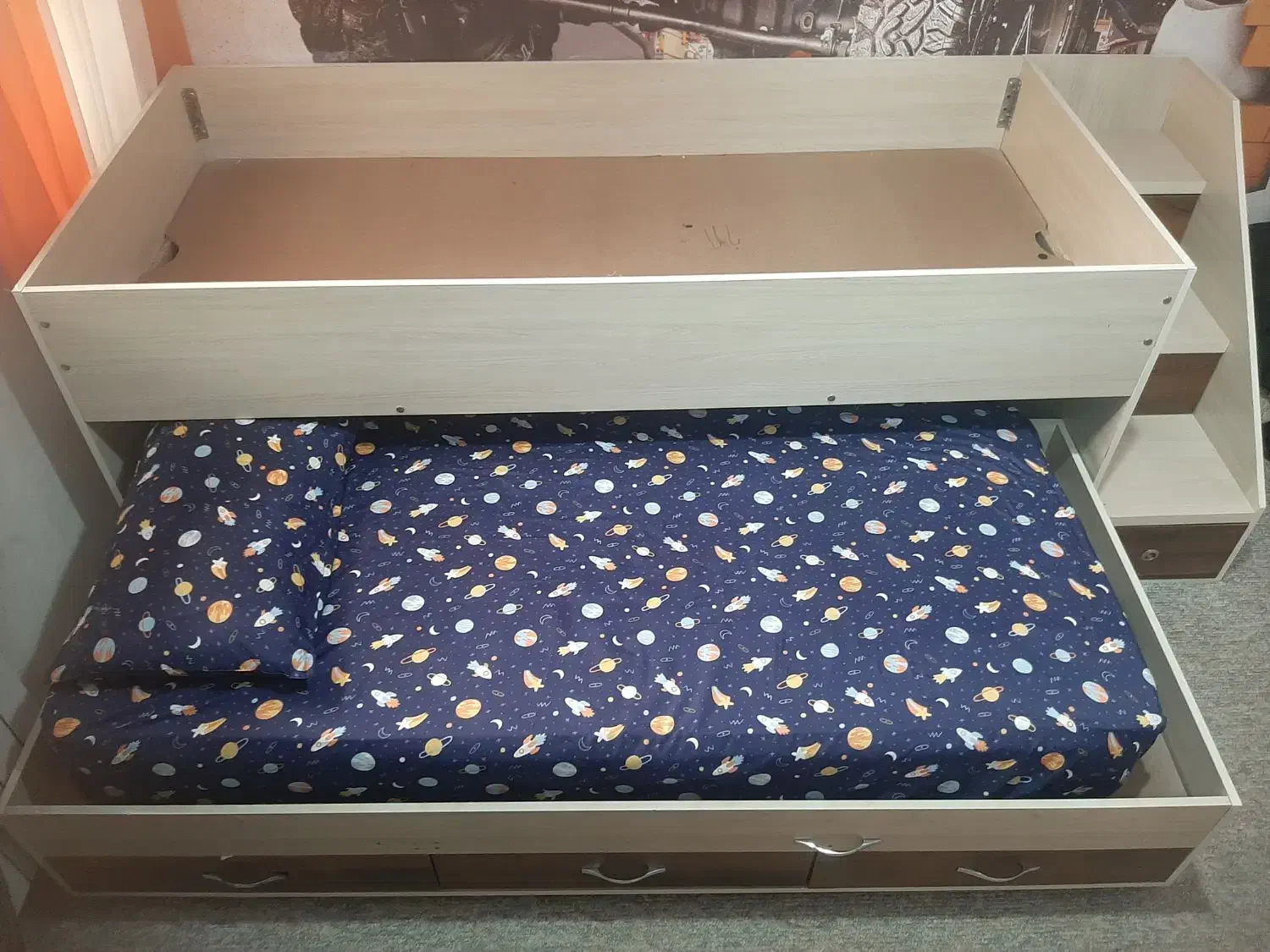 تخت دو طبقه نوجوان|تخت و سرویس خواب|پردیس, فاز ۸|دیوار