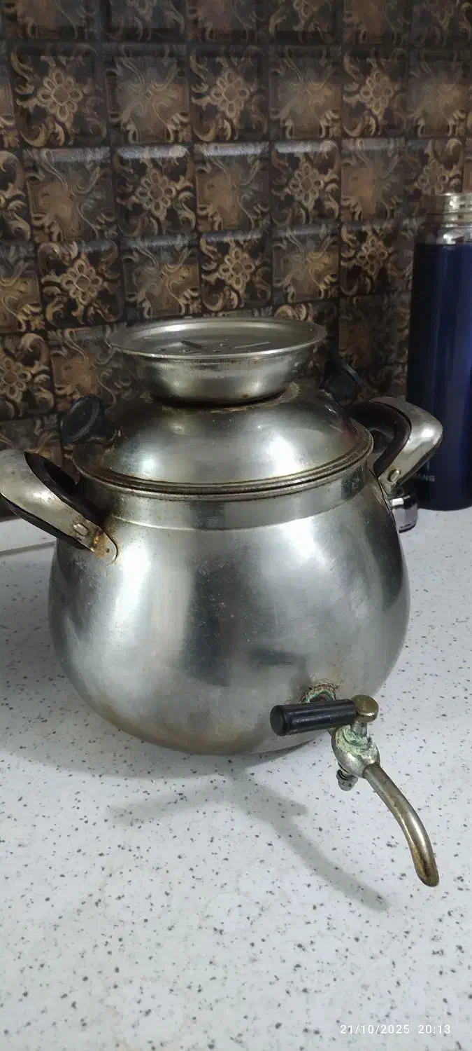 سماور روگازی استیل|سماور، چایساز، قهوهساز|آبیک, |دیوار