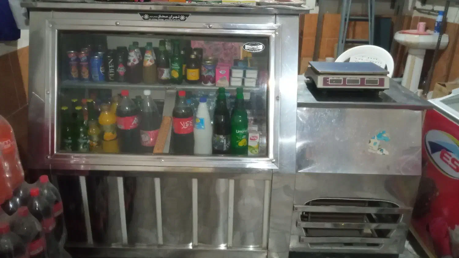 یخچال ویترینی|یخچال و فریزر|انبارآلوم, |دیوار