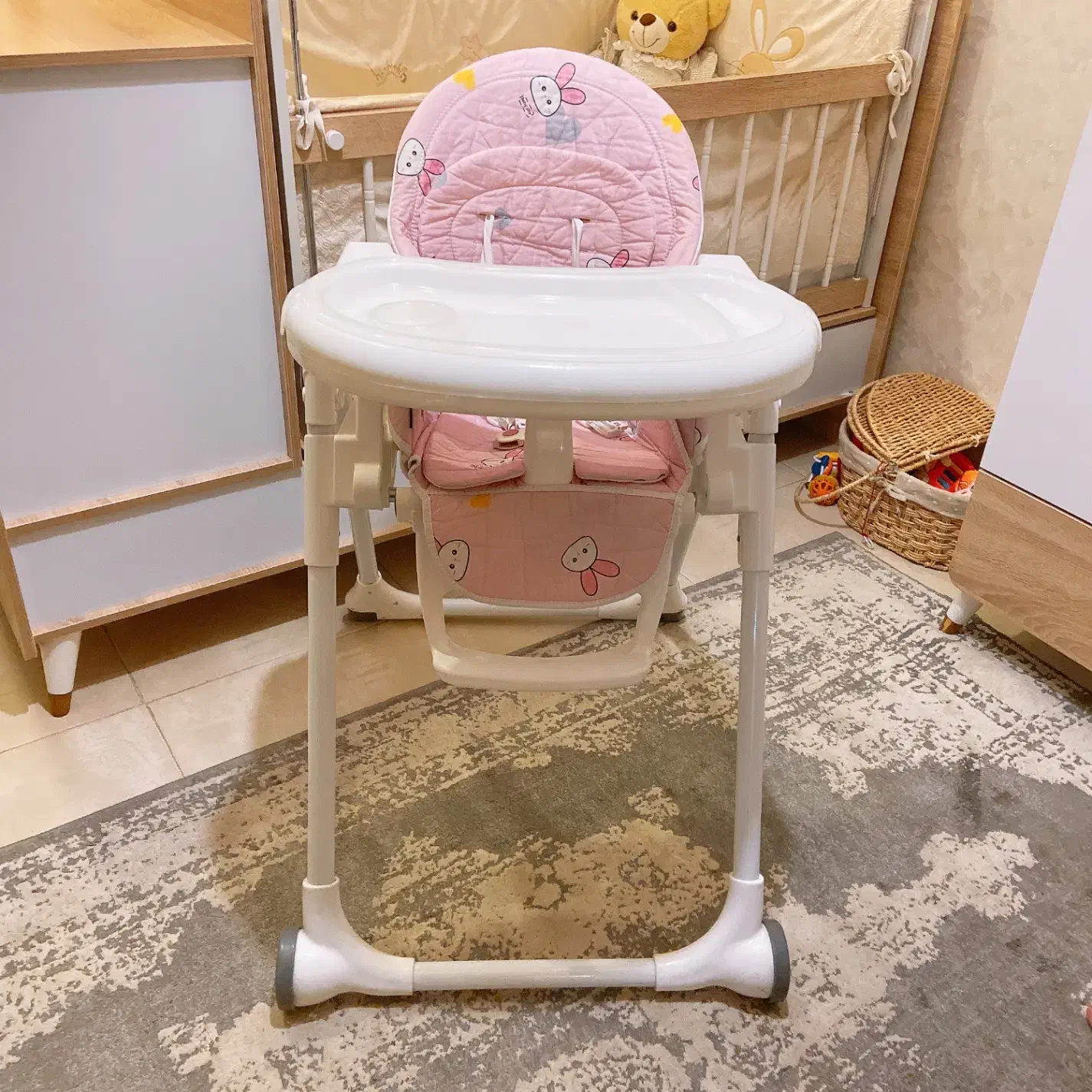 صندلی غذا سوپر بی بی تمیز|تخت و صندلی بچه|تهران, جوانمردان (اندیشه)|دیوار