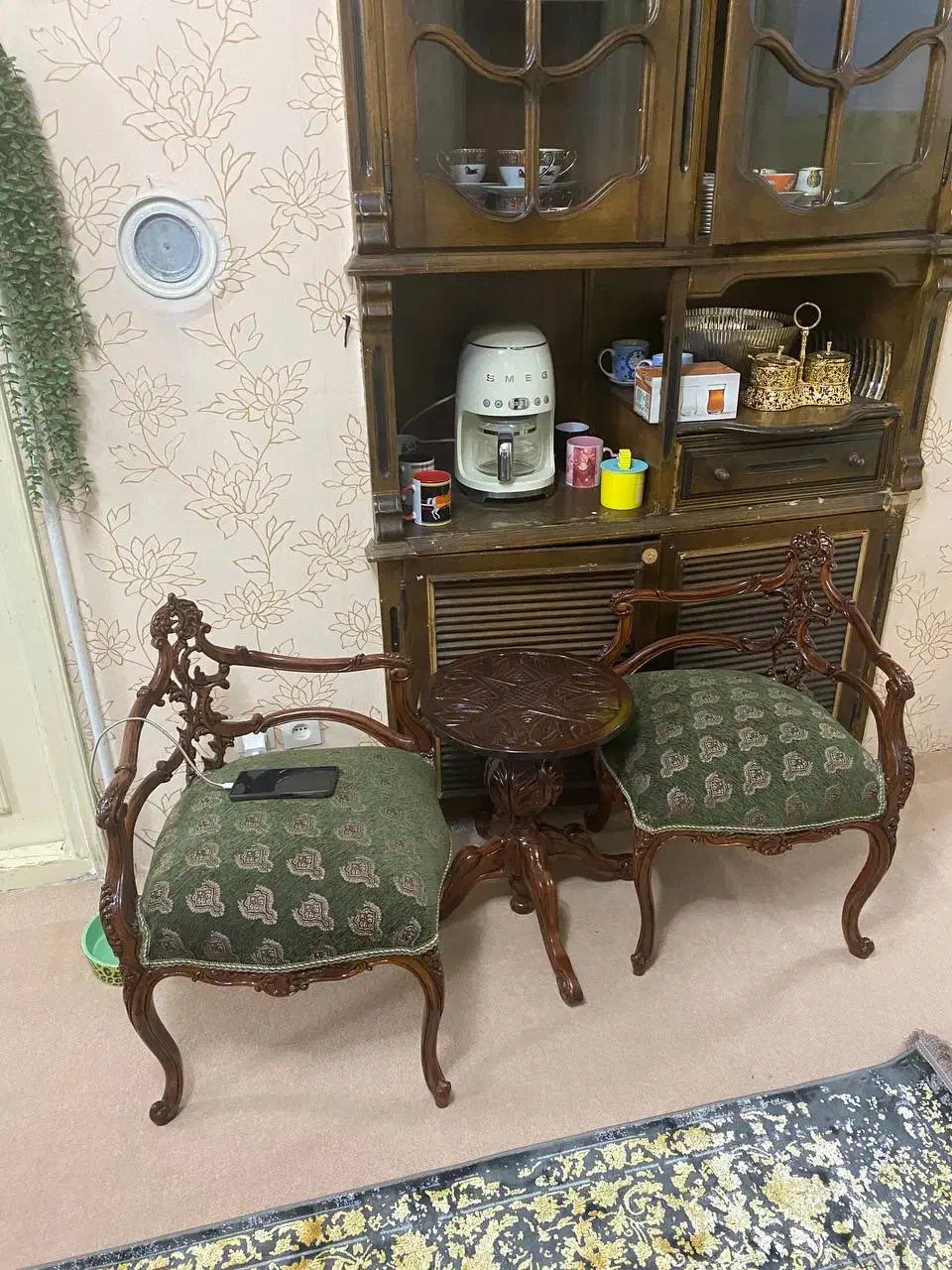 قهوه خوری جنس چوب راش|میز و صندلی غذاخوری|اردبیل, |دیوار