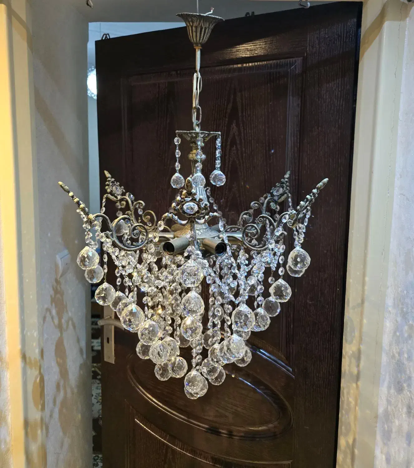 یک جفت لوستر|لوستر و چراغ آویز|تهران, قناتکوثر|دیوار