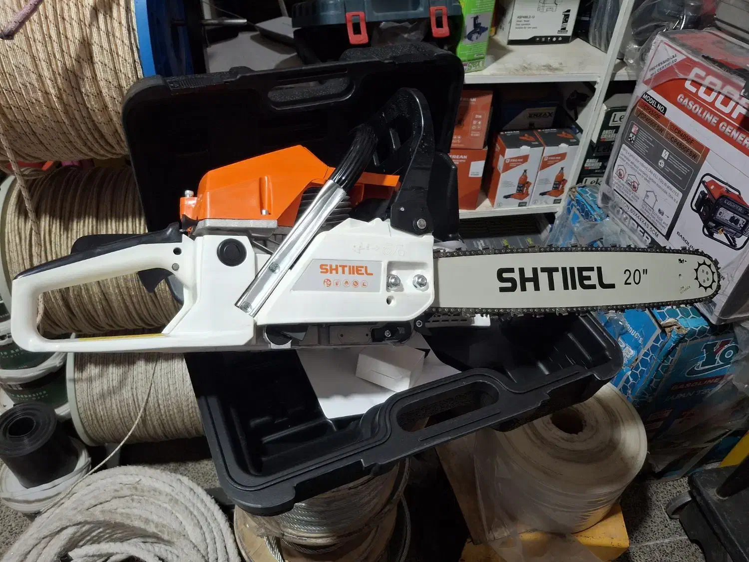 اره موتوری طرح اشتیل با لوازم|ماشین‌آلات صنعتی|یزد, |دیوار