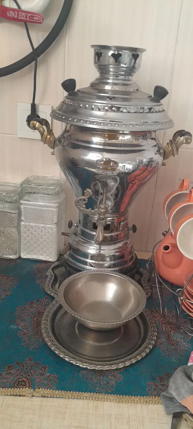 سماور گازی ۶لیتری سالم|سماور، چای‌ساز، قهوه‌ساز|کرمانشاه, |دیوار