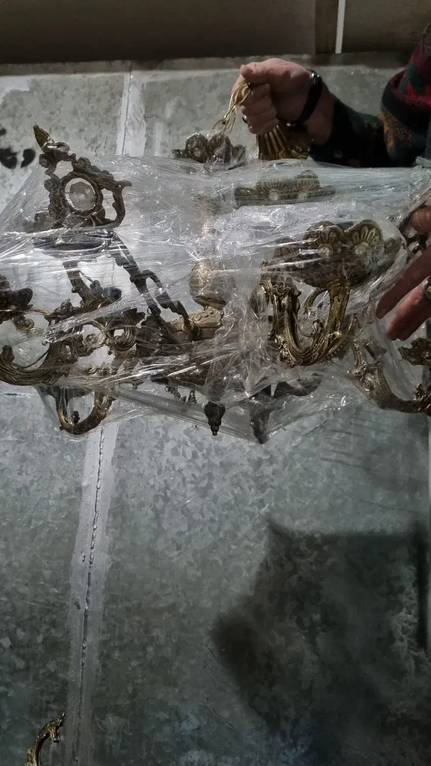 لوستر برنجی|لوستر و چراغ آویز|تهران, هفده شهریور|دیوار