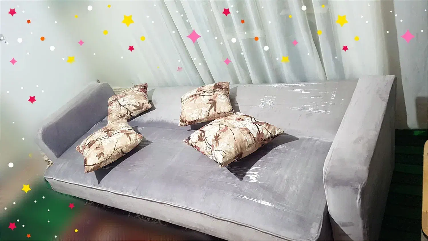 مبل راحتی ترکیه تخت خواب شو تاشو۱۰نفره برا عیدنونو|مبلمان خانگی و میز عسلی|تبریز, |دیوار