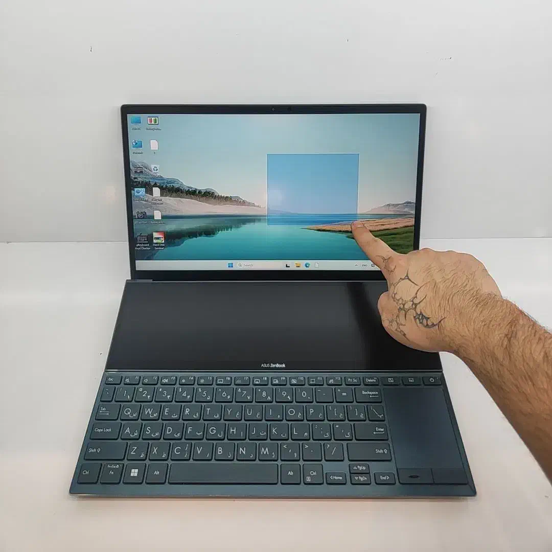 لپ تاپ تاچ ASUS Zenbook DOU UX482 اوپن باکس|رایانه همراه|شیراز, عفیف‌آباد|دیوار