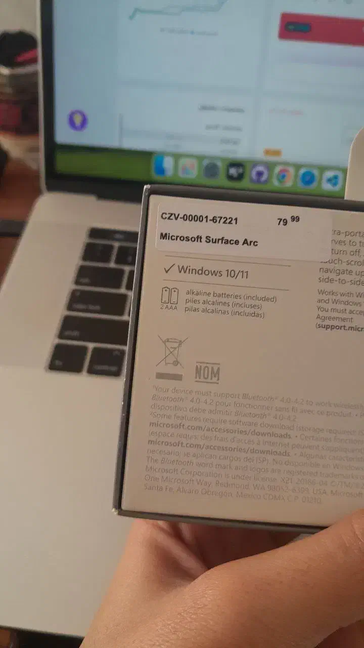 ماوس مایکروسافت arc بی سیم|قطعات و لوازم جانبی رایانه|کرمان, |دیوار