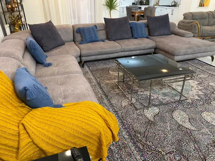 مبل ال با جلو مبلی|مبلمان خانگی و میز عسلی|زاهدان, |دیوار