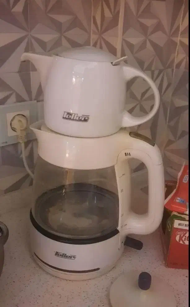 اتومات دار کارکرده چای ساز فلر اصلی کاملا سالمه|سماور، چایساز، قهوهساز|تهران, قبا|دیوار