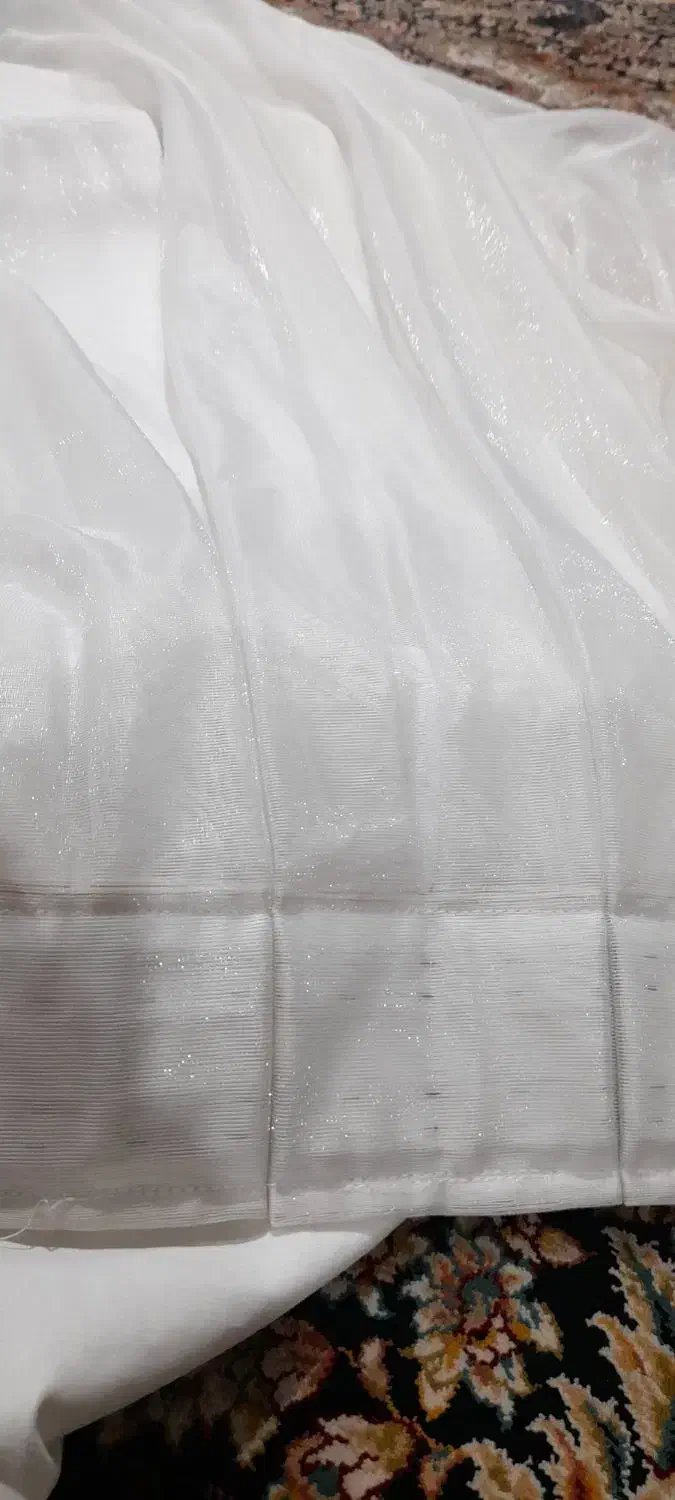 پرده پلیسه دو عدد|پرده، رانر، رومیزی|لاهیجان, گلستان|دیوار