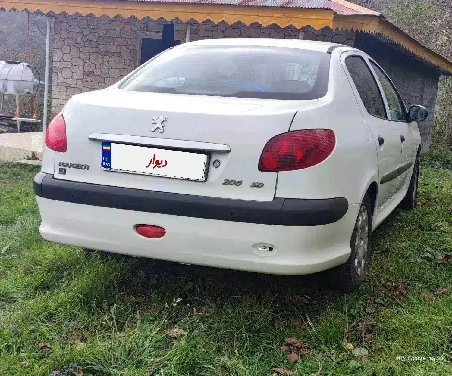 ۲۰۶ sd بی رنگ|خودرو سواری و وانت|تالش, هشتپر|دیوار