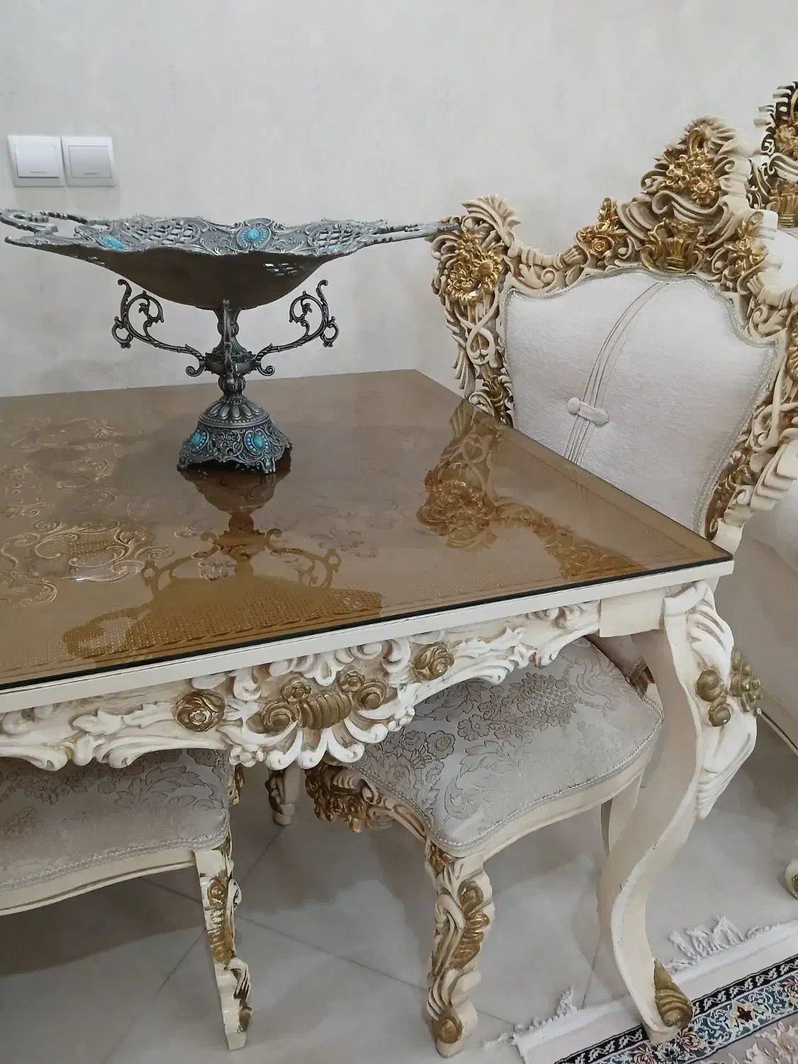 مبل استیل سلطنتی در حد نو|مبلمان خانگی و میز عسلی|اسلامشهر, زرافشان|دیوار