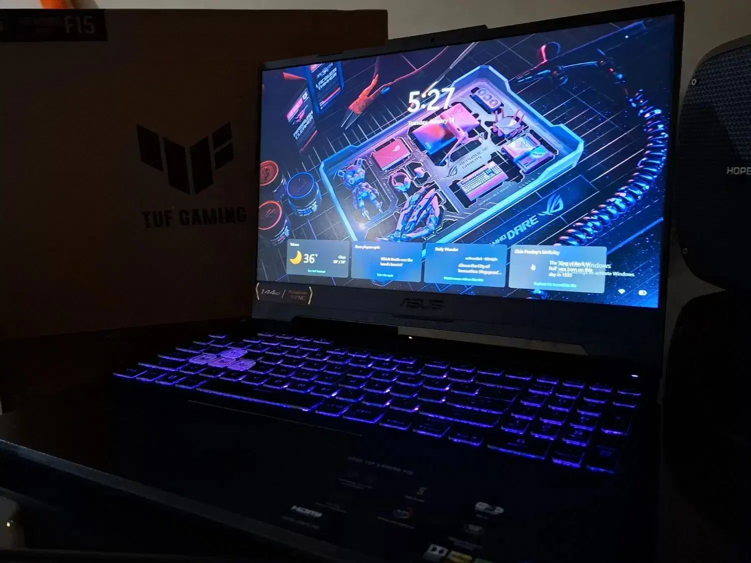 لپ تاپ  Asus TUF Gaming F15 Fx507|رایانه همراه|سیرجان, |دیوار