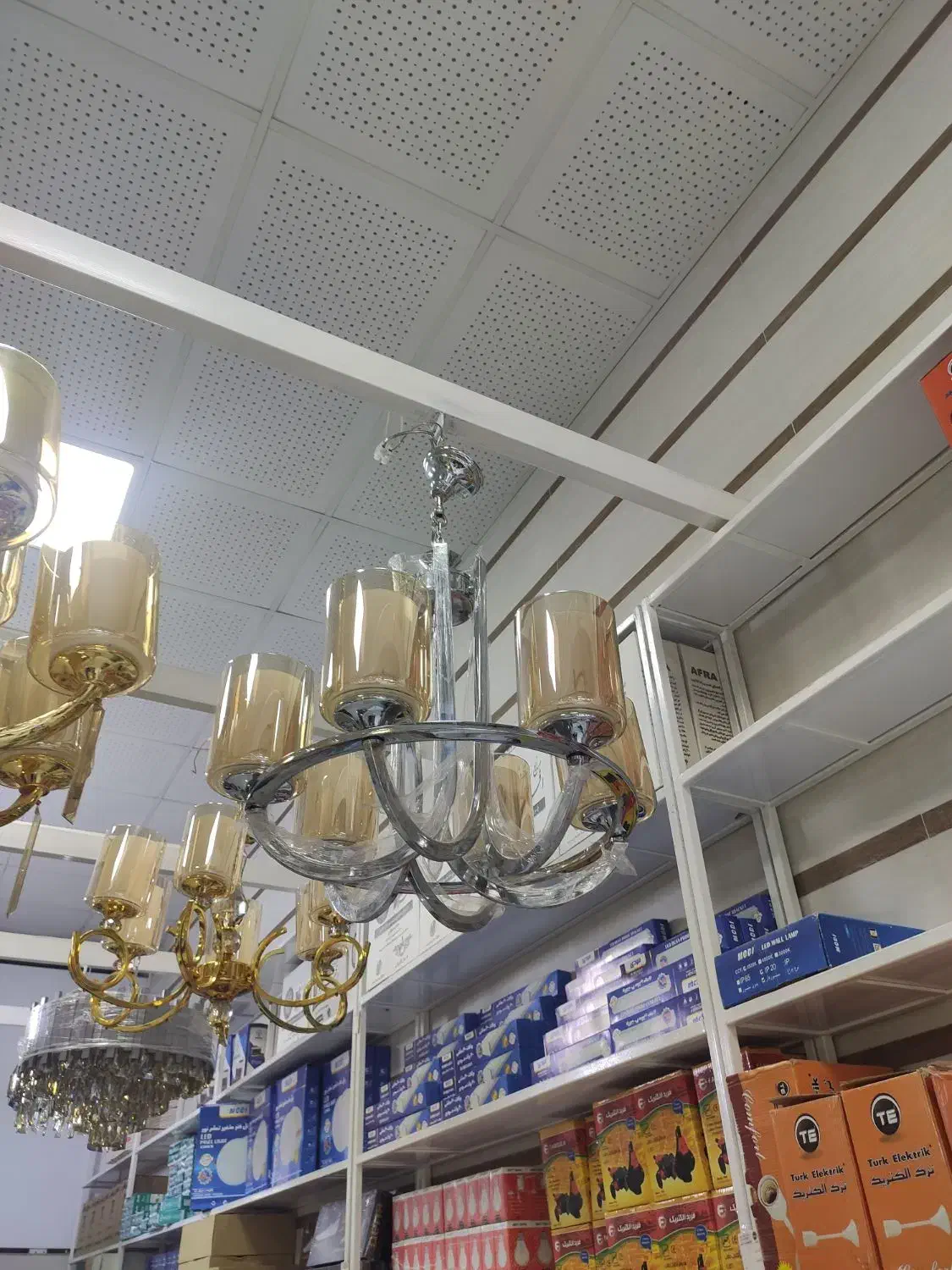 لوستر عصایی|لوستر و چراغ آویز|سنندج, |دیوار