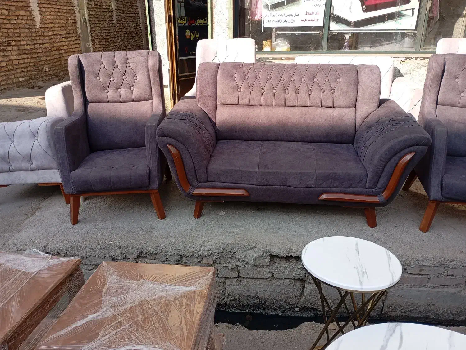 مدل مارشال 7نفره درحدنو قیمت مناسب|مبلمان خانگی و میز عسلی|نسیم‌شهر, |دیوار