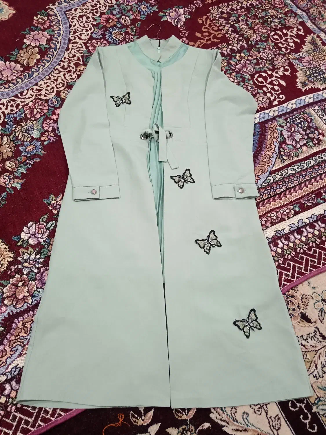 مانتو|لباس|درمیان, |دیوار