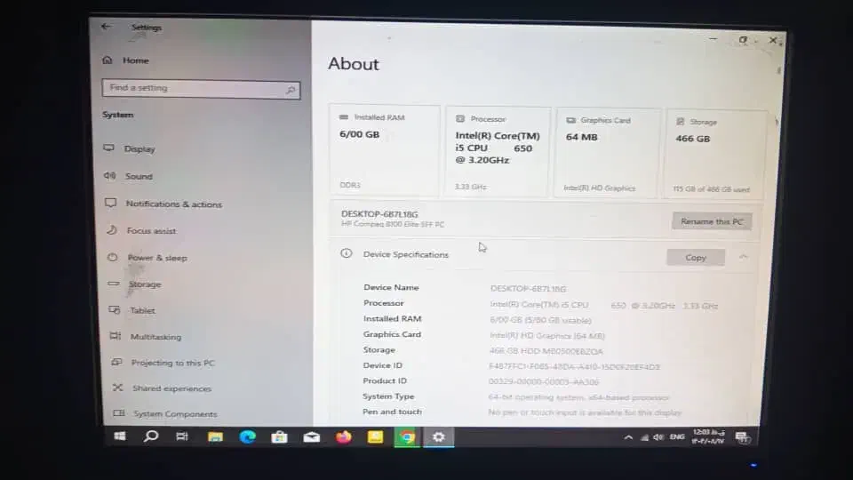 سیستم hp مینی کیس|رایانه رومیزی|سراوان, |دیوار