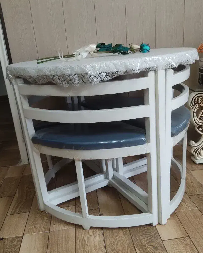 میز نهار خوری 4 نفره|میز و صندلی غذاخوری|قرچک, شهرک طلائیه|دیوار