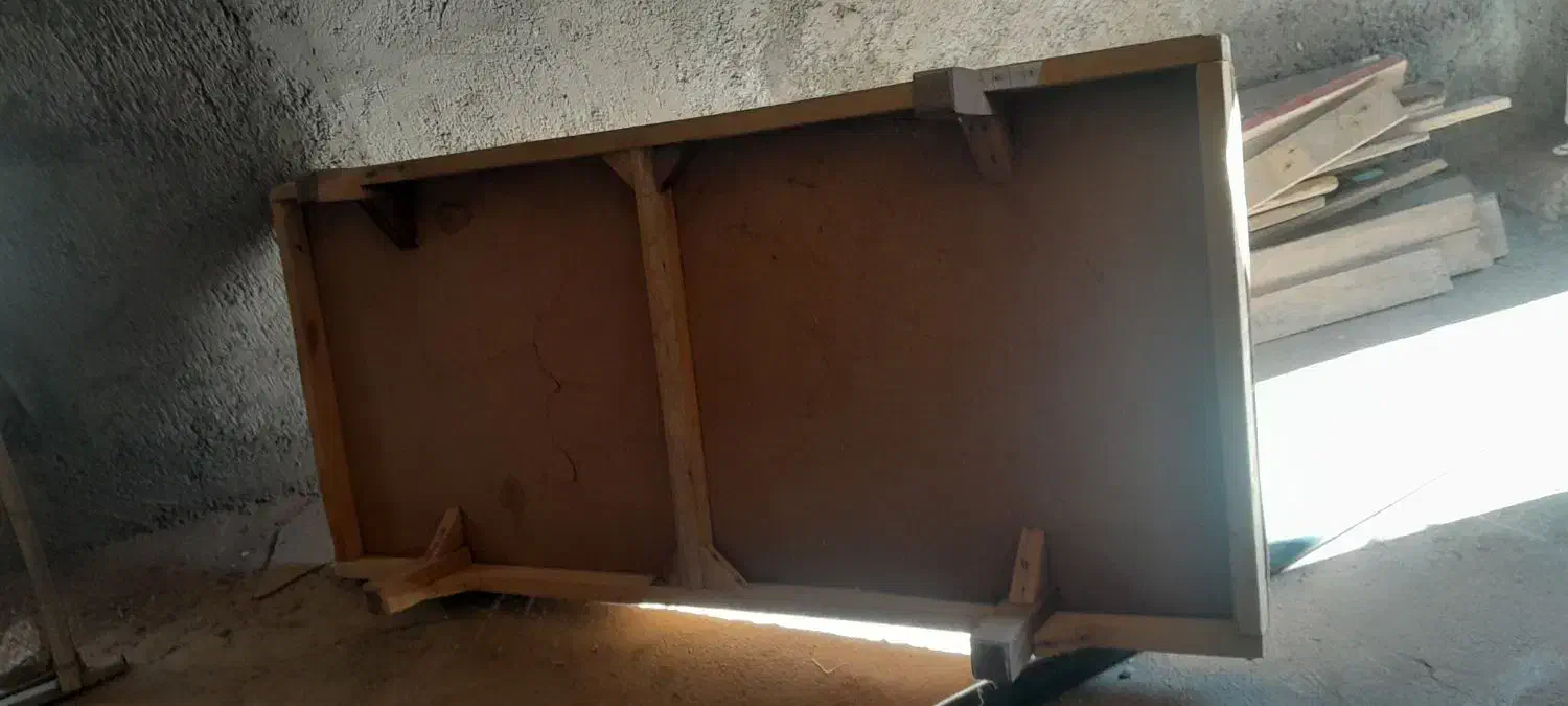 تخت چوب نوپان|تخت و سرویس خواب|کاشمر, |دیوار