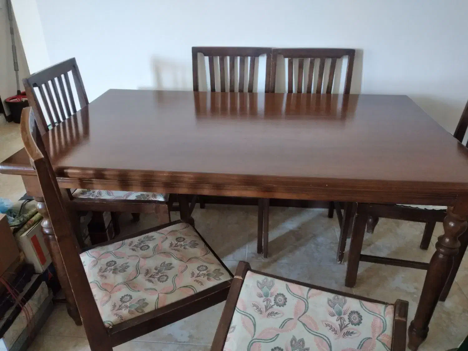 میز صندلی نهار خوری چوبی شش نفره ۷ میلیون تومان|میز و صندلی غذاخوری|مشهد, الهیه|دیوار