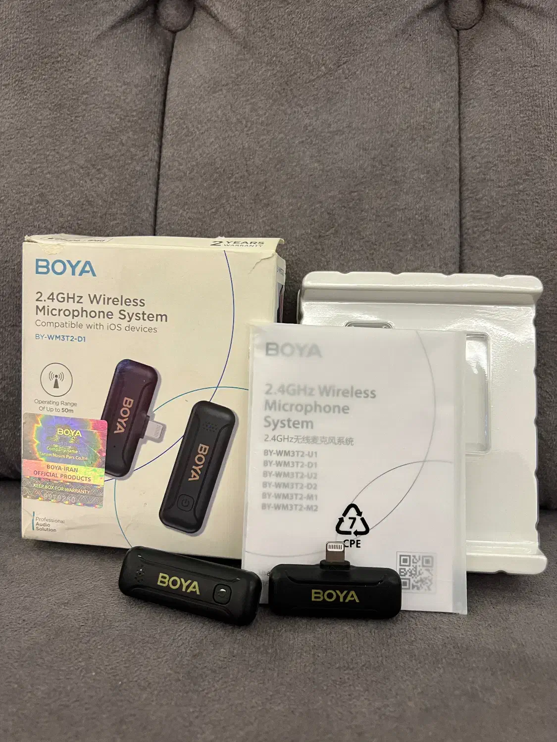 میکروفن بی سیم بویا مدل wm3t2-d1|صوتی و تصویری|همدان, |دیوار