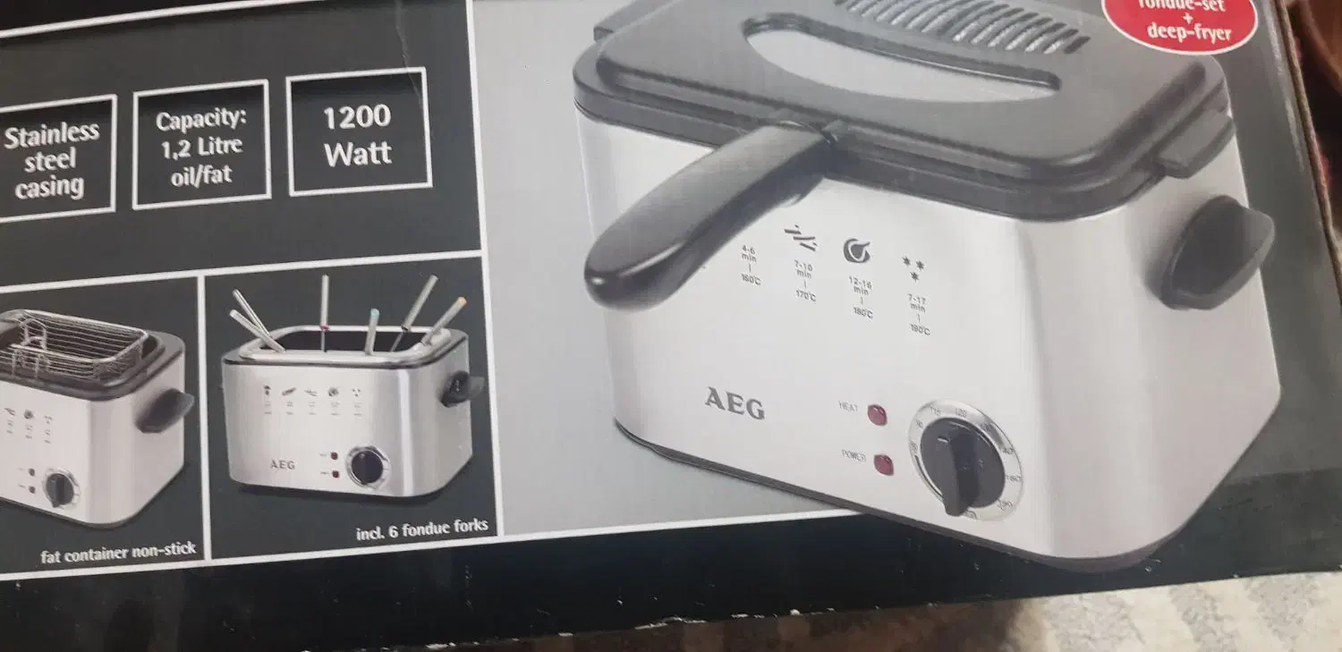 سرخ کن AEG کاملا نو|اجاق گاز و لوازم برقی پختوپز|پردیس, فاز ۸|دیوار