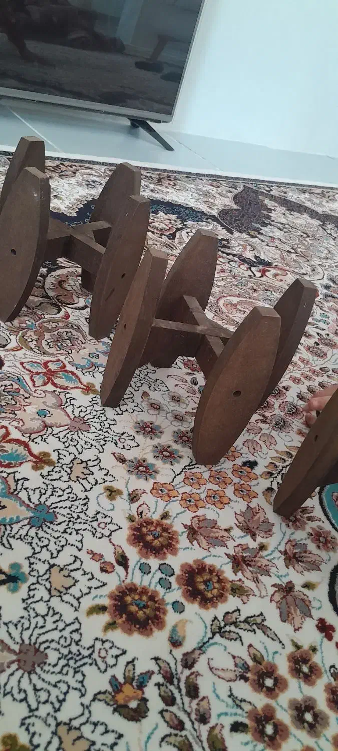 پایه گلدان چوبی|گل و گیاه طبیعی|کرمانشاه, |دیوار