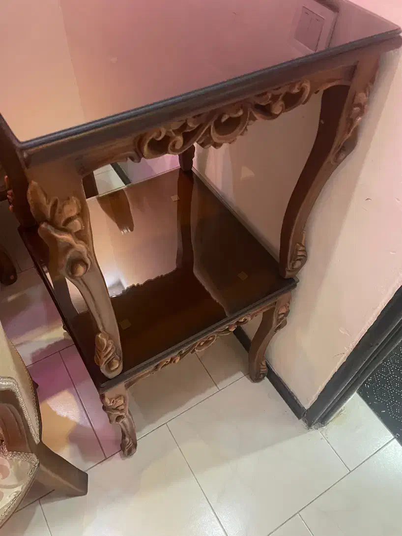 مبل ۹ نفره و ناهارخوری ۶ نفره تمام چوب گردو|مبلمان خانگی و میز عسلی|رباط‌کریم, رباط‌کریم|دیوار